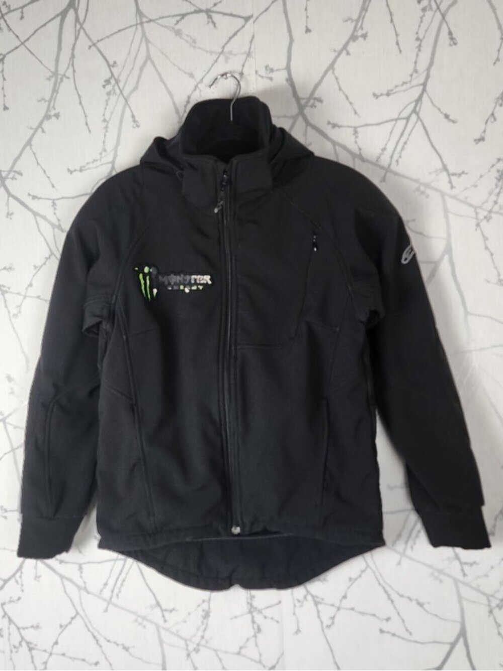 Alpinestars x Monster Energy Full Zip Cloak Tech Hooded Softshell Jacket